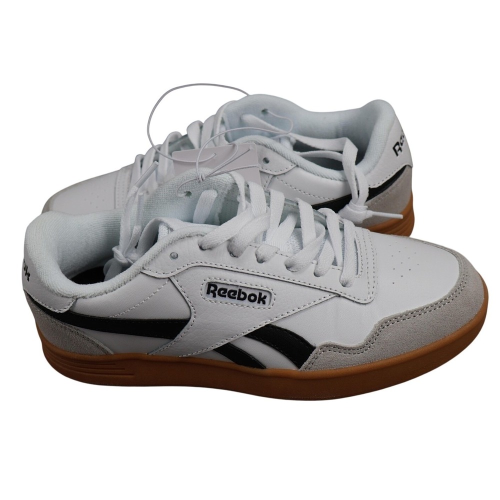 Reebok Shoes Womens Size 6.5 White Mist Grey Black Gum Low Top Sneakers 1925422